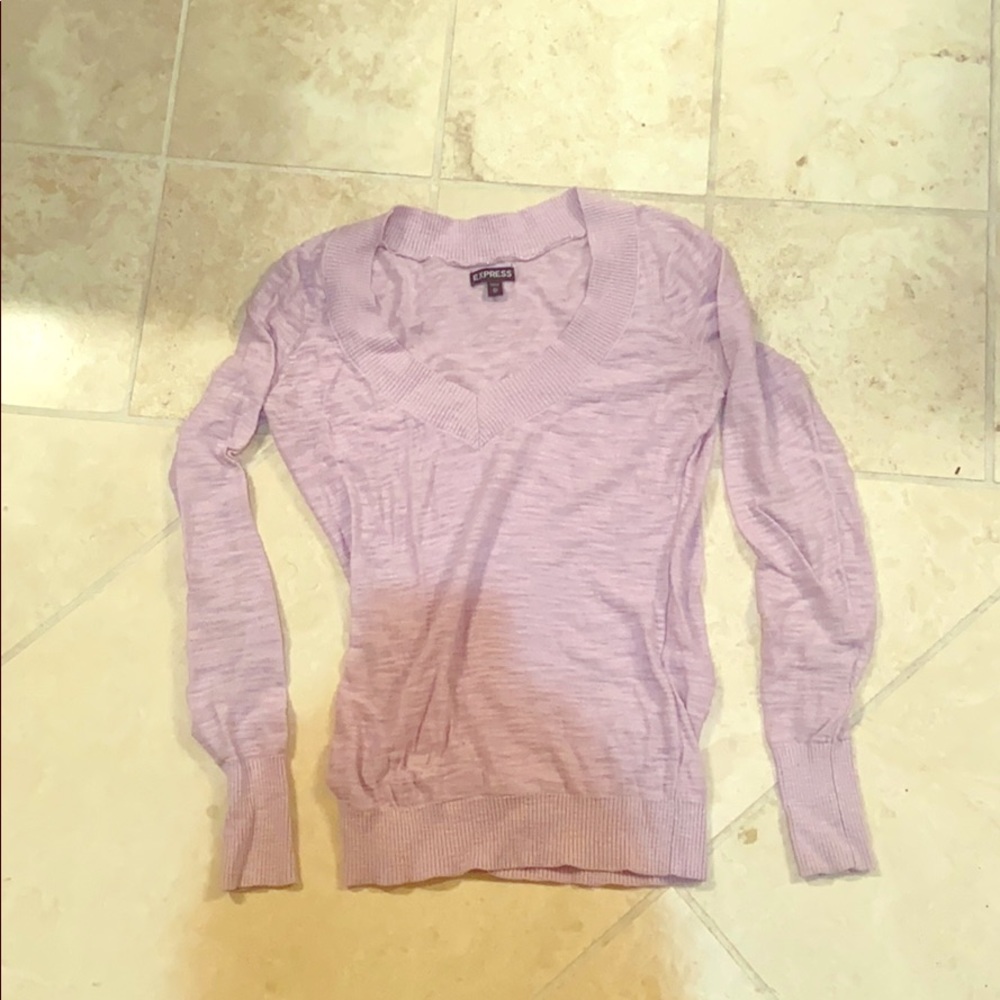Lilac long sleeve from express